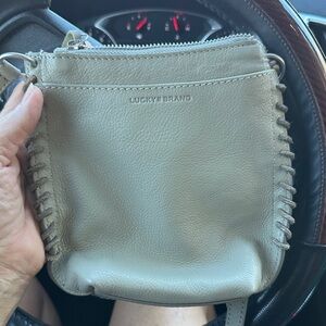 Lucky Brand Sage Green Mini Crossbody Bag EUC